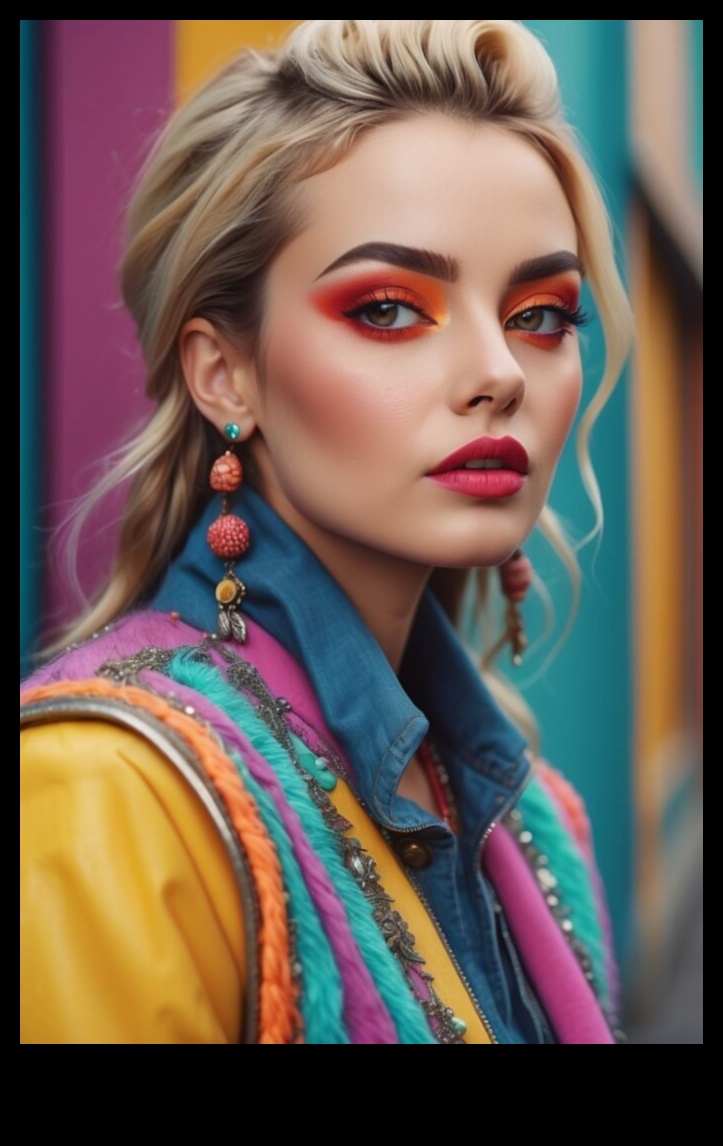 Drosmīgs un jaukts: gradientu krāsu valdzinājums Glam aplauzuma stilos