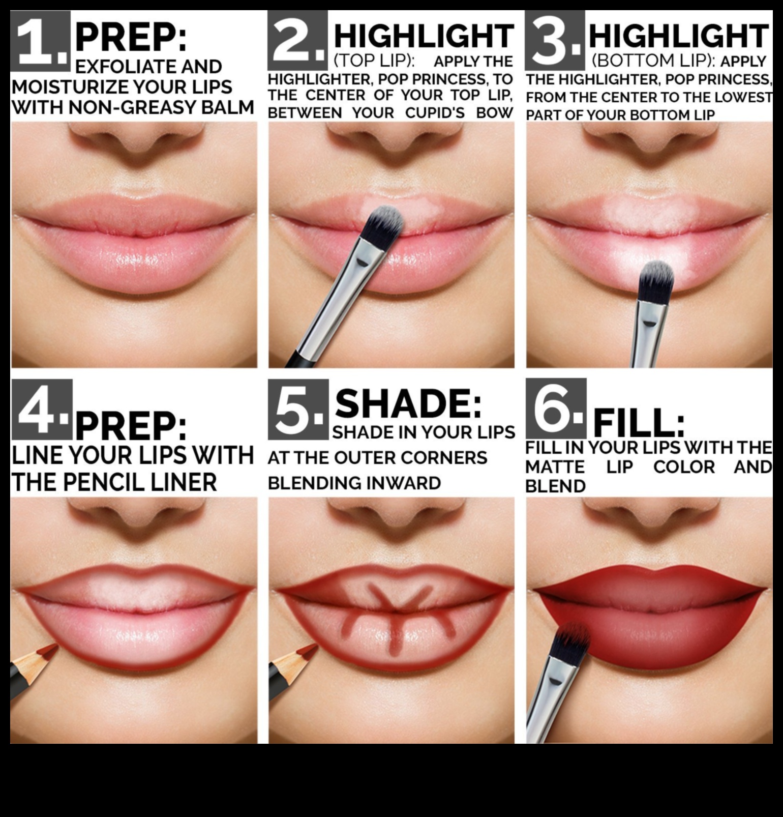 Krāsainas kontūras: eksperimentējiet ar unikālām lūpu kontūrzīmuļa nokrāsām