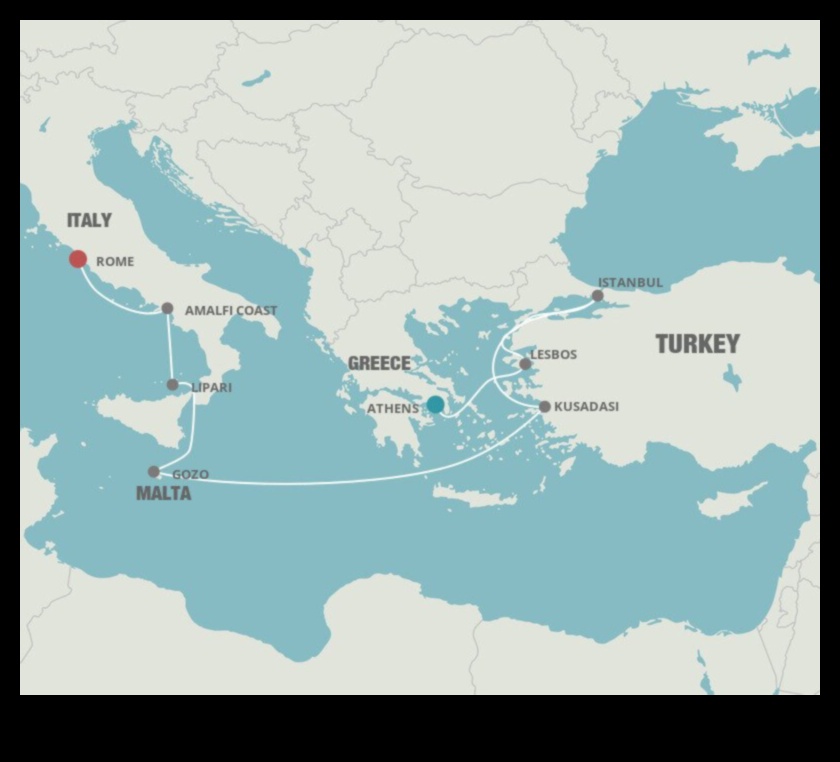 Vidusjūras brīnumi: piekrastes skaistums gar jūru