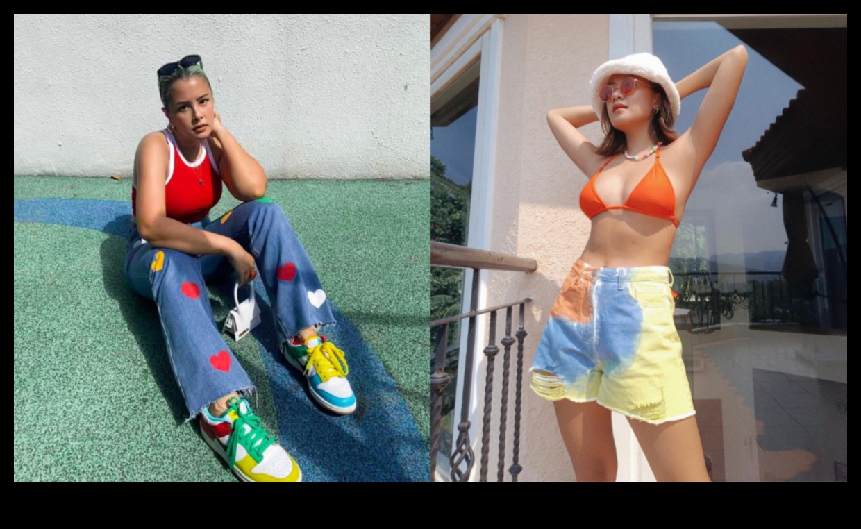 Spilgti pludmales apģērbi: koši vasaras tērpi krāsainam izskatam