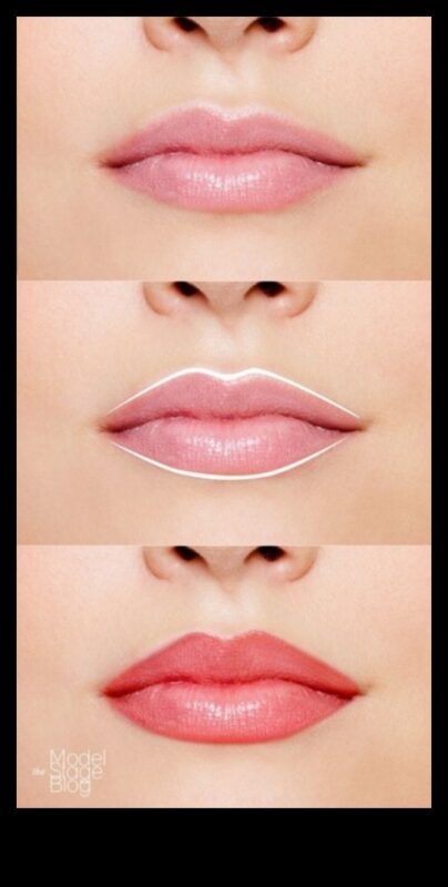 Lūpu kontūrzīmulis dažādiem lūpu veidiem: padomi plānām, pilnām vai nelīdzenām lūpām