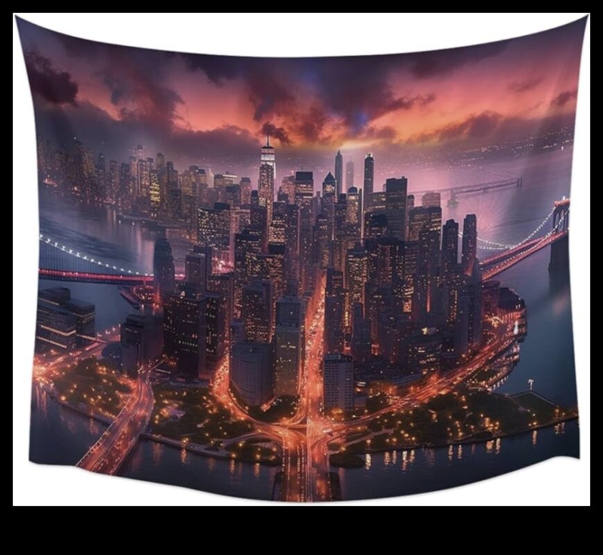 Pilsētas gobelēns: izpētītas pilsētas ainavas