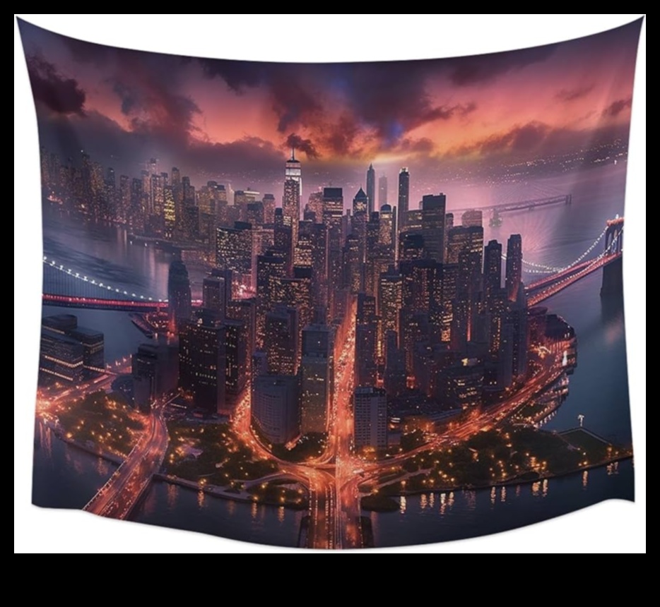 Pilsētas gobelēns: izpētītas pilsētas ainavas